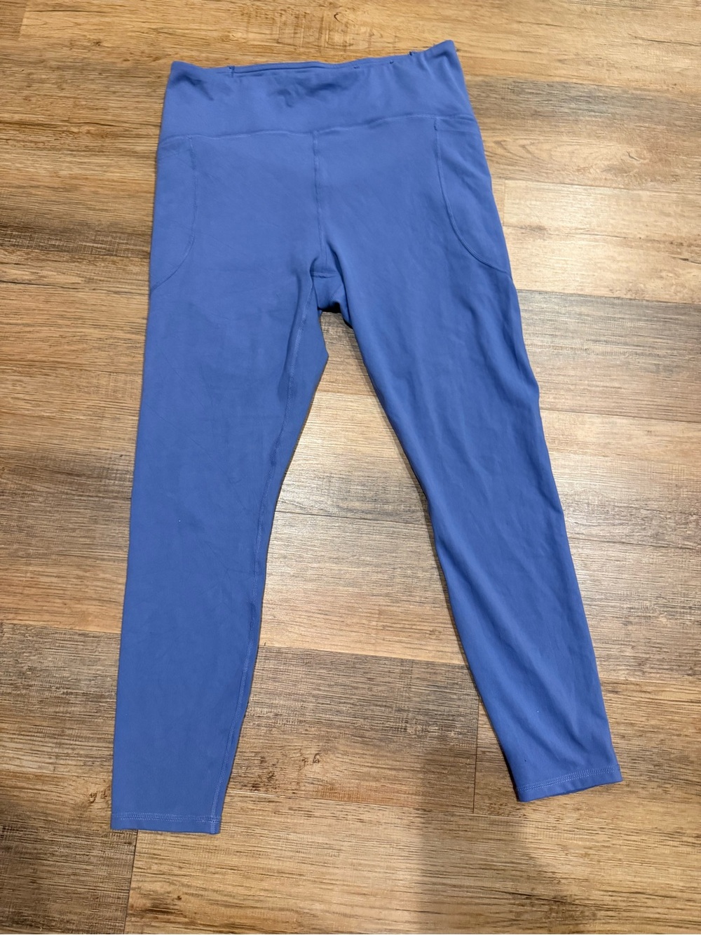 GAIAM Women's High-Waist Leggings in Periwinkle Blue Size Large
